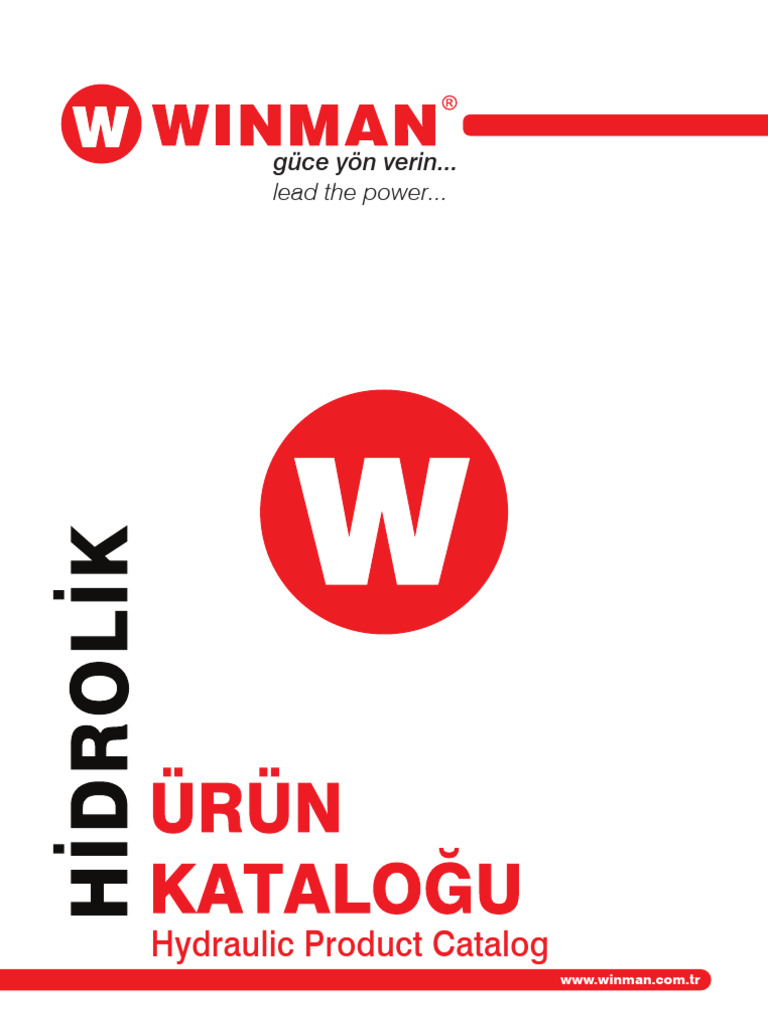Winman Hidrolik Ürün Kataloğu - Hydraulic Product Catalog | PDF