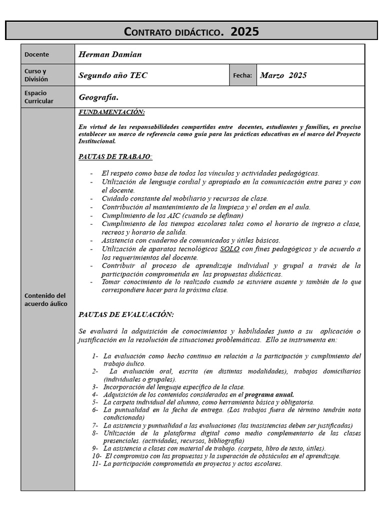 Acuerdo - Ulico 2025 Segundo. TEC | PDF | Maestros | America latina