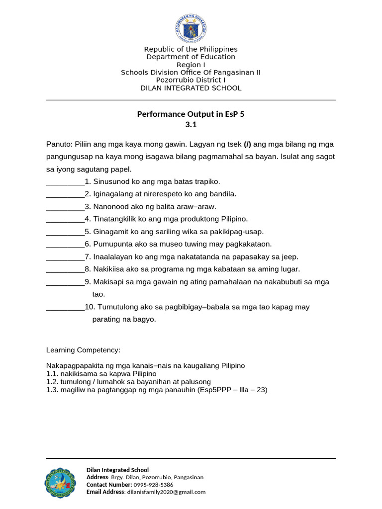 EsP | PDF