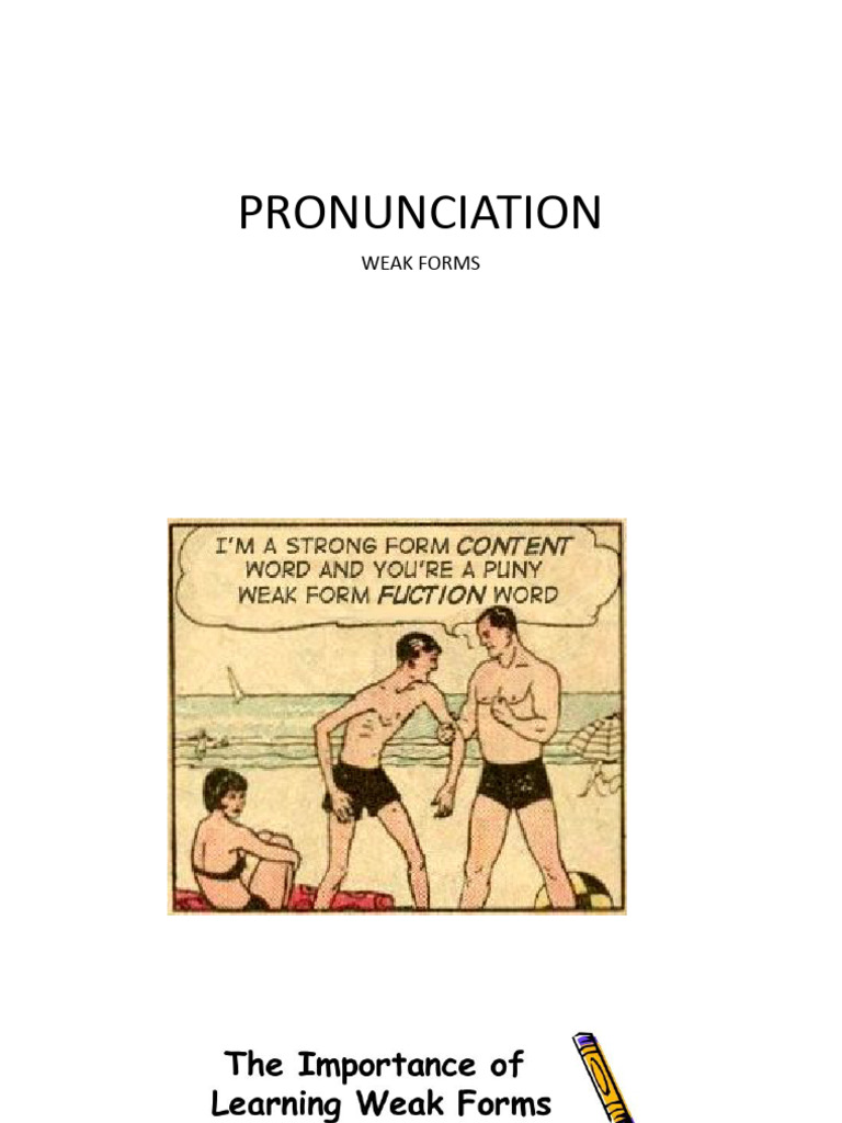 Understanding Weak Forms in Pronunciation | PDF