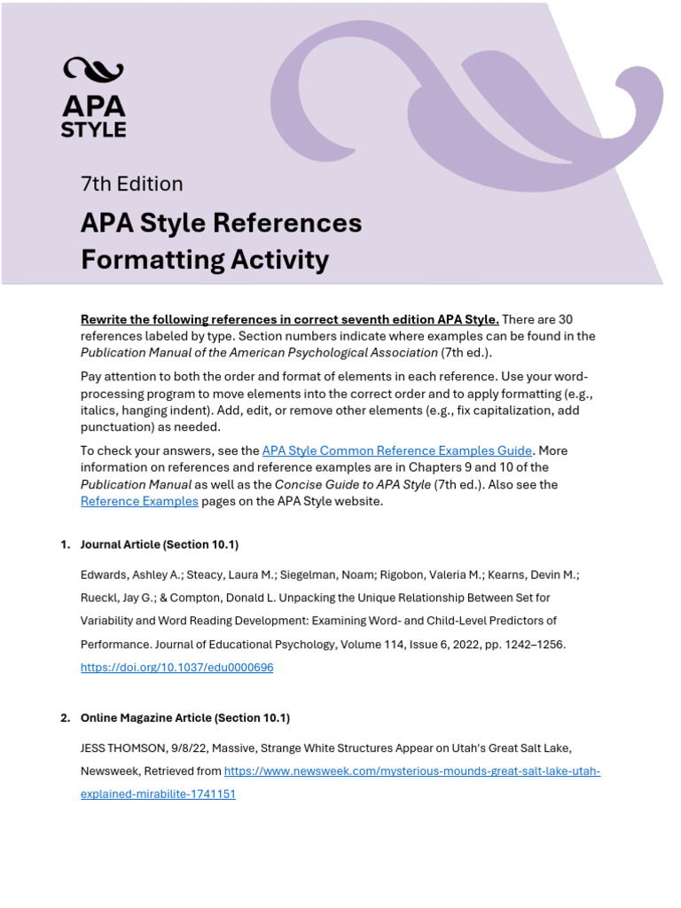 Free APA Citation Generator visual data 7