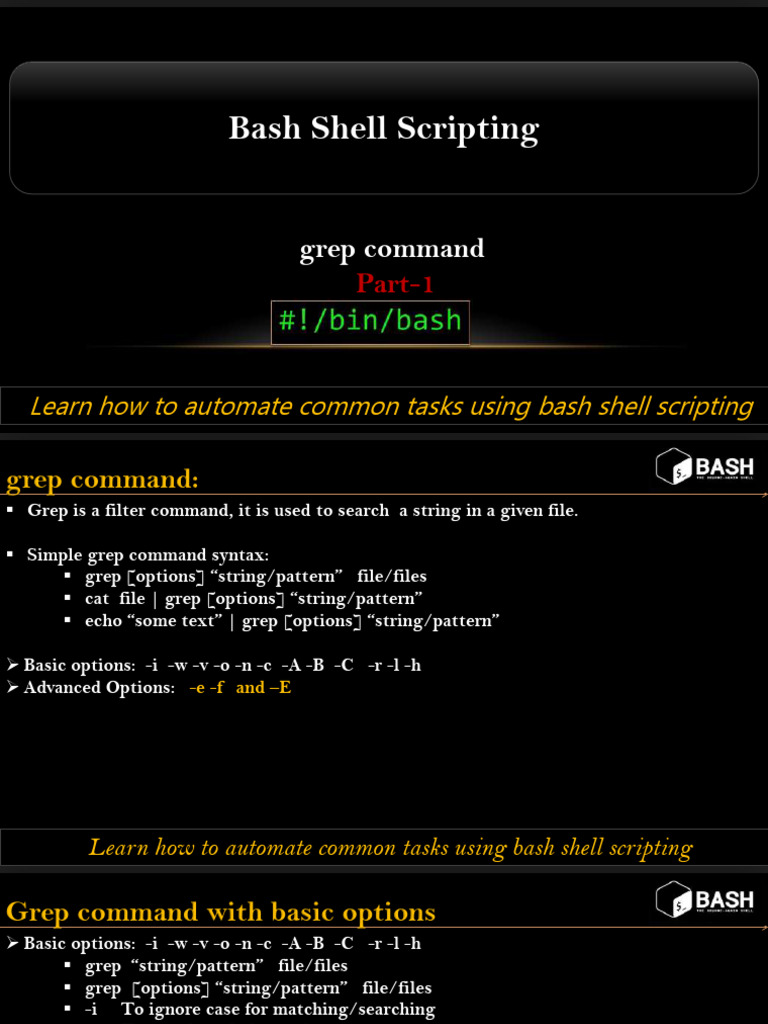1 Document Grep Command Part 1 Pdf