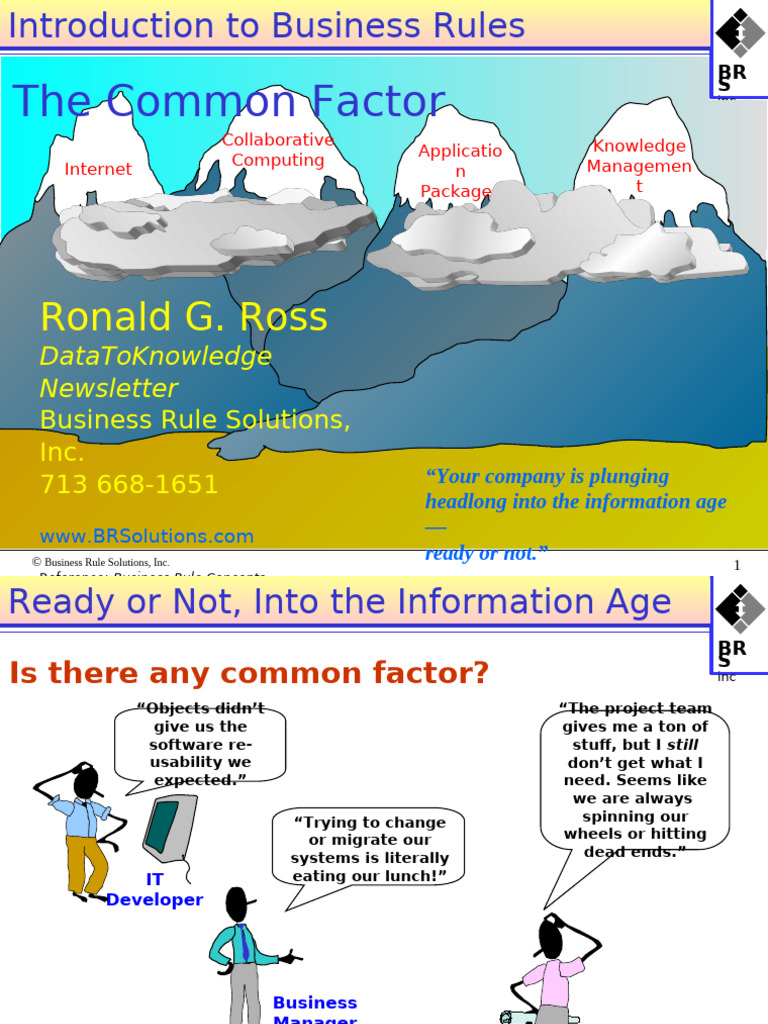 Understanding Business Rules in IT | PDF | Databases | Database Schema