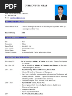 Curriculum Vitae: Education | PDF | Cambodia | Email