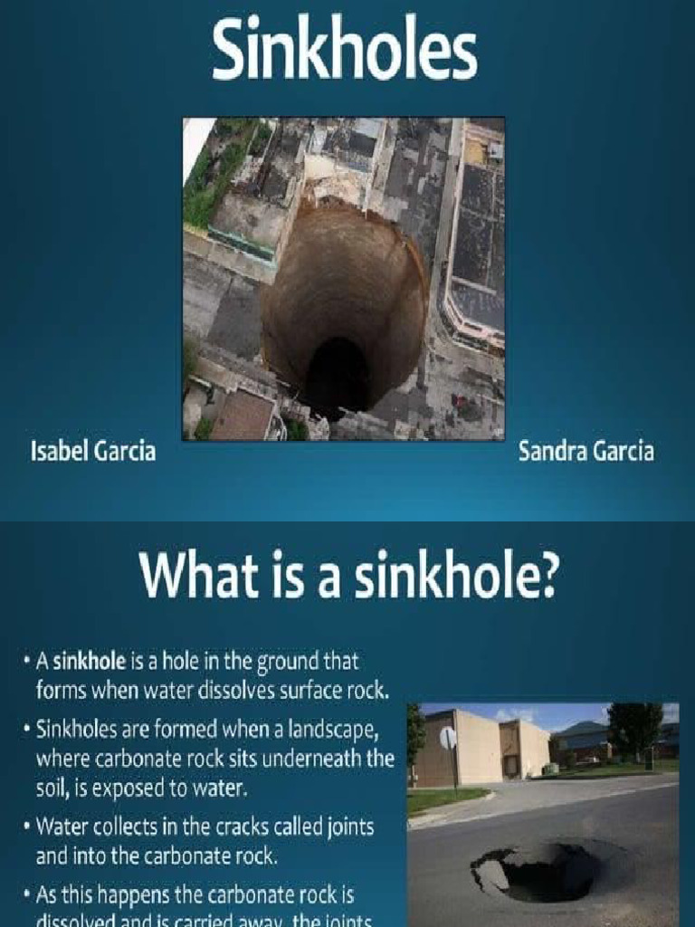 Sinkhole Pdf