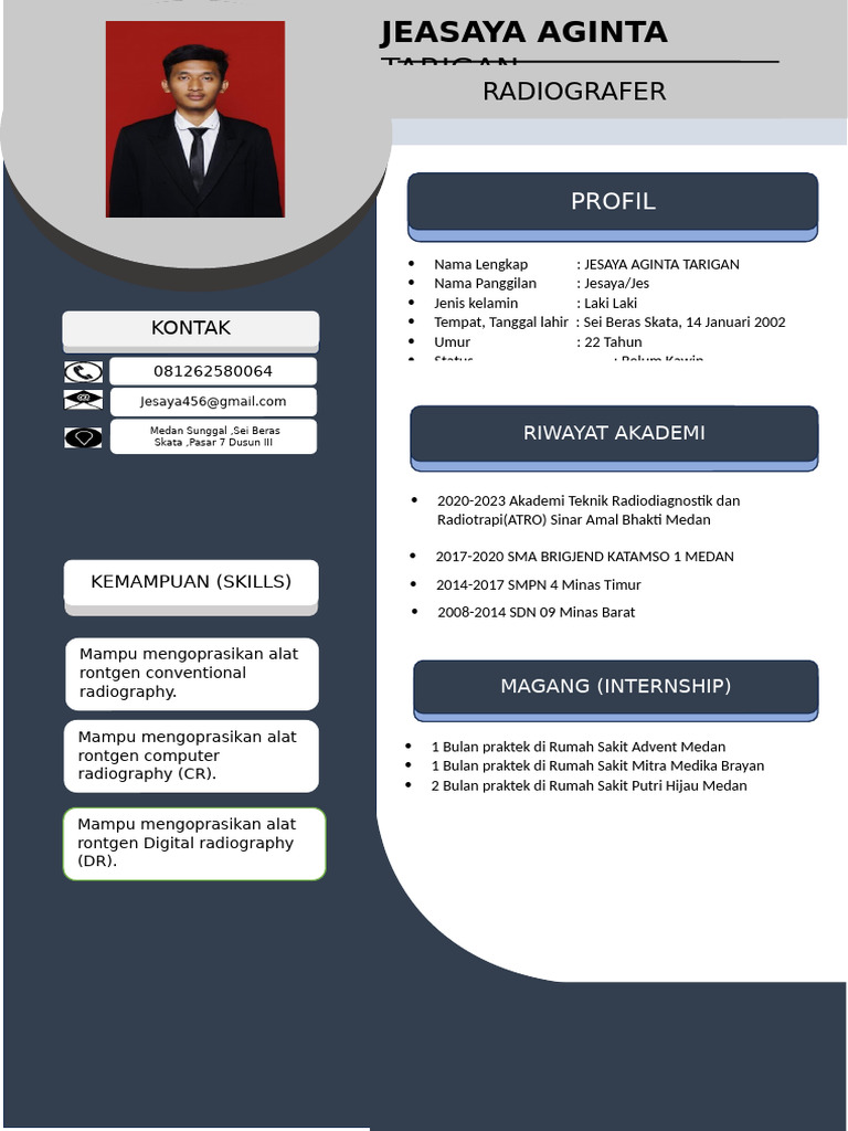 Tarigan: Radiografer | PDF