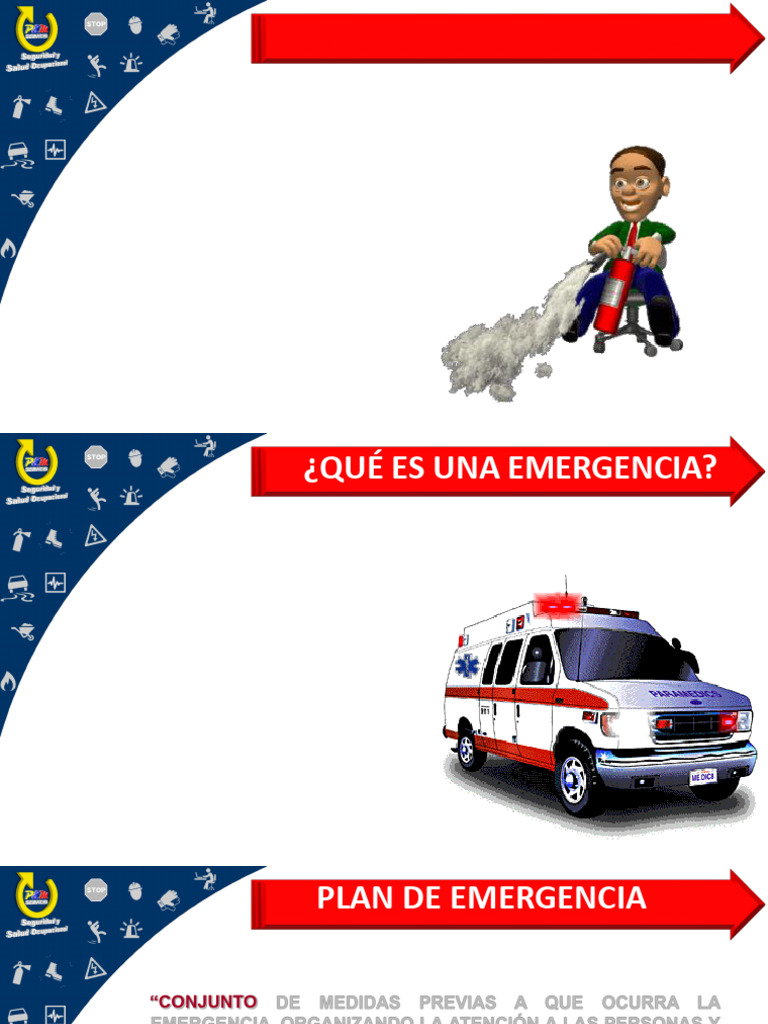 Plan de Emergencia y Brigadas de Seguridad | PDF | Reanimación ...