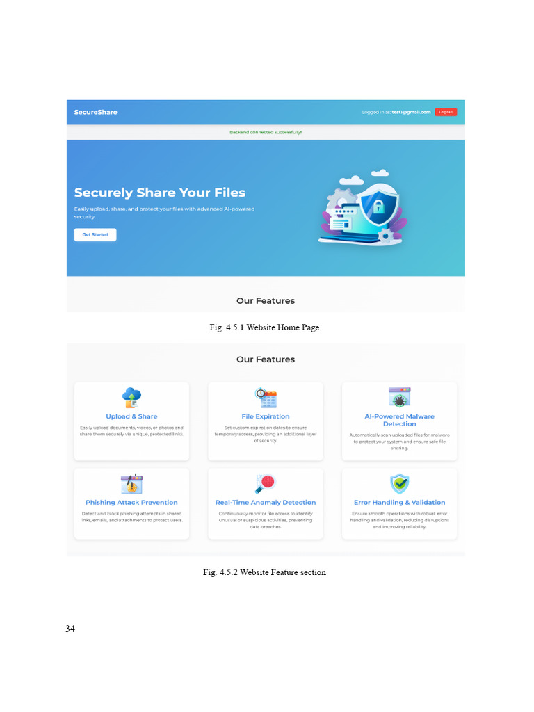 Secure File Sharing System Design | PDF