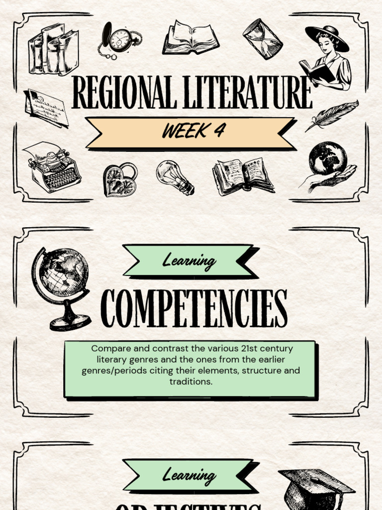 Philippine Regional Literature Overview | PDF | Poetry | Tagalog Language