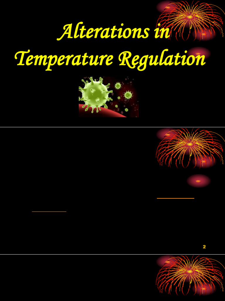 Body Temperature Regulation Mechanisms | PDF | Fever | Thermoregulation