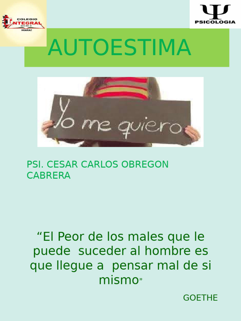 Claves para Mejorar la Autoestima | PDF | Autoestima | Las emociones