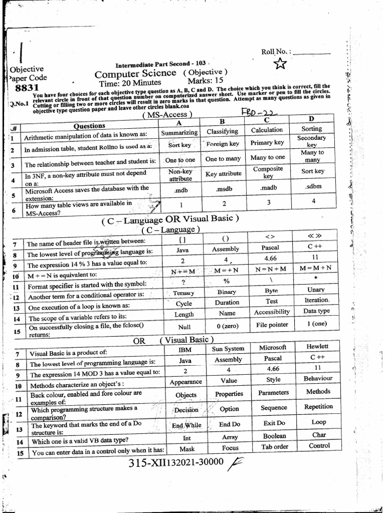 Computer 12-FBD-2022 | PDF