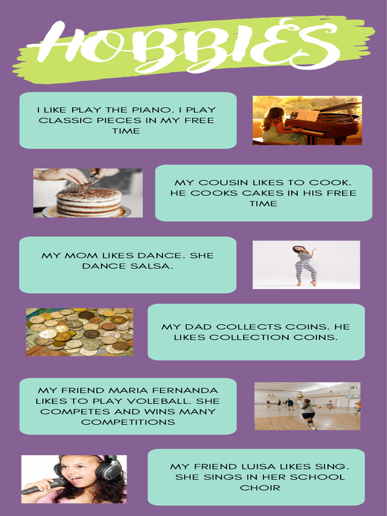 Family Hobbies and Interests | PDF