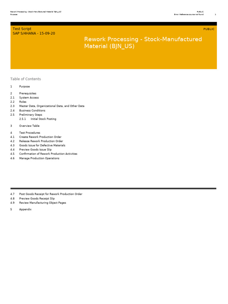 Rework Processing for Stock Materials | PDF | Computing