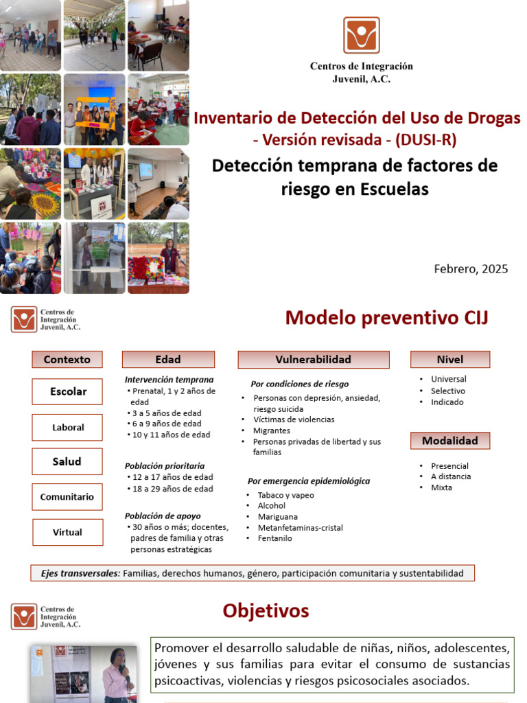 Detección de Uso de Drogas: DUSI-R | PDF | La dependencia de sustancias ...