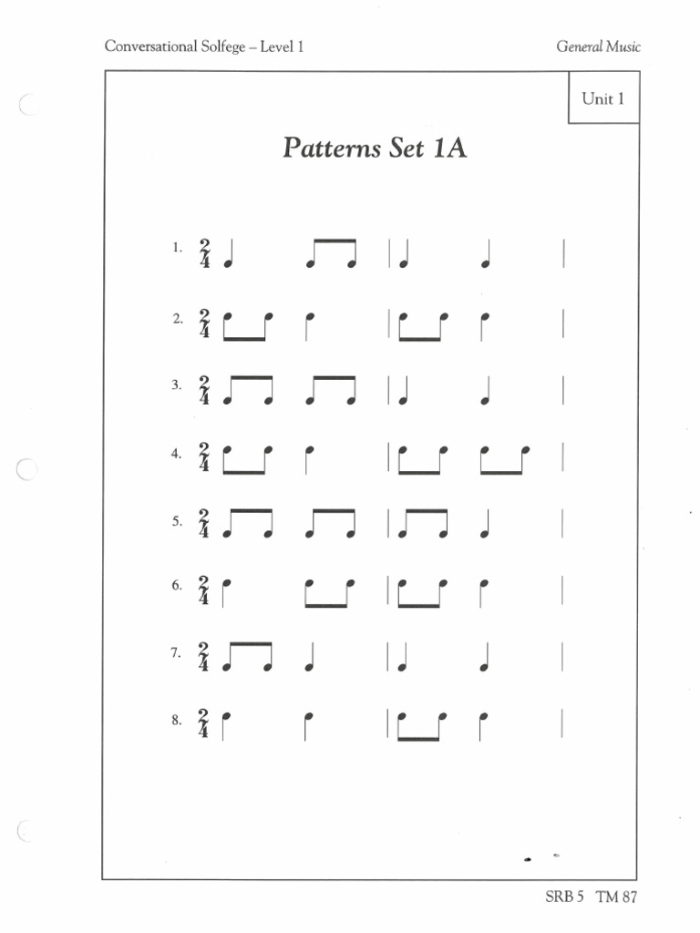 Pattern Set 1A | PDF