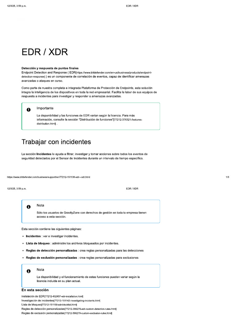 Edr XDR | PDF
