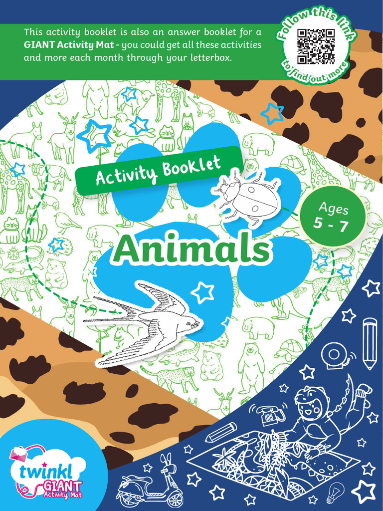 Kids' Animal Activity Booklet | PDF | Zoology