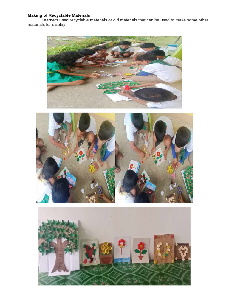 Recycling Activity | PDF