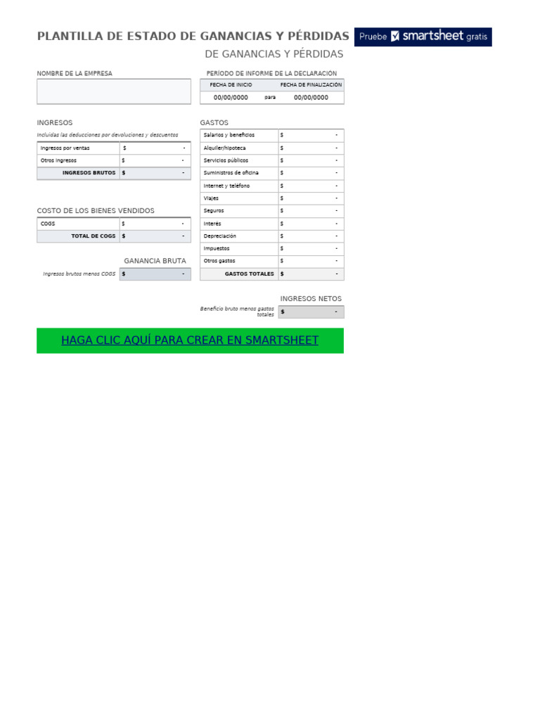 IC Simple Profit and Loss Statement 9220 ES | PDF | Economias