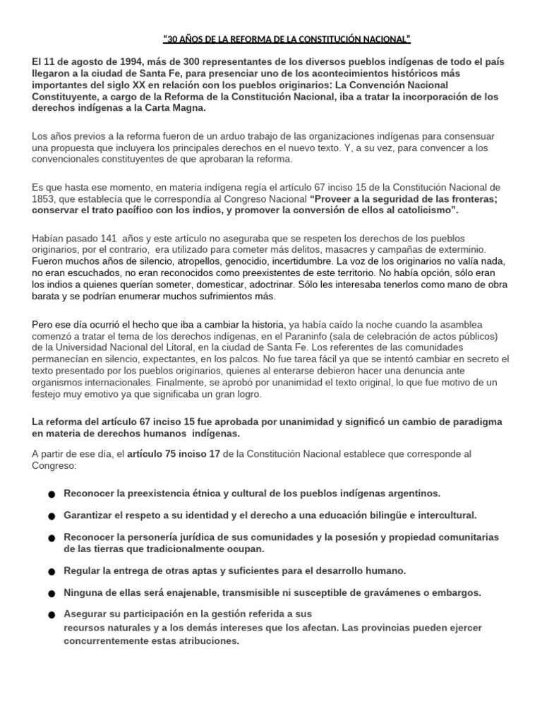 30 Años de La Reforma de La Constitución 1-1 | PDF