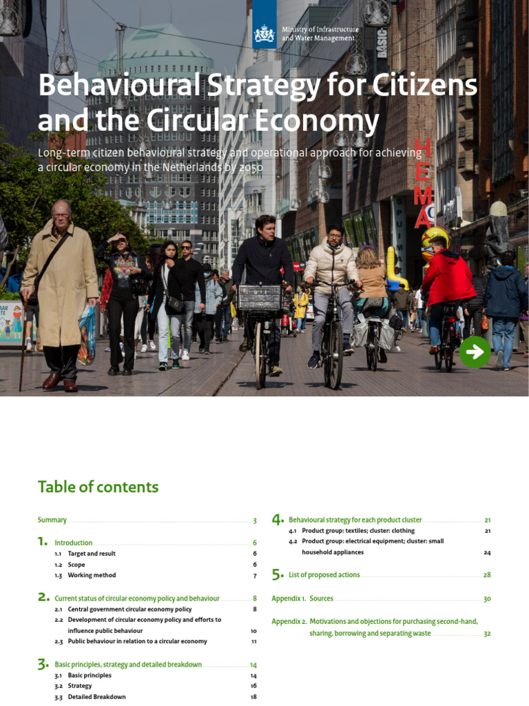 Behavioural Strategy For Citizens and The Circular Economy | PDF ...