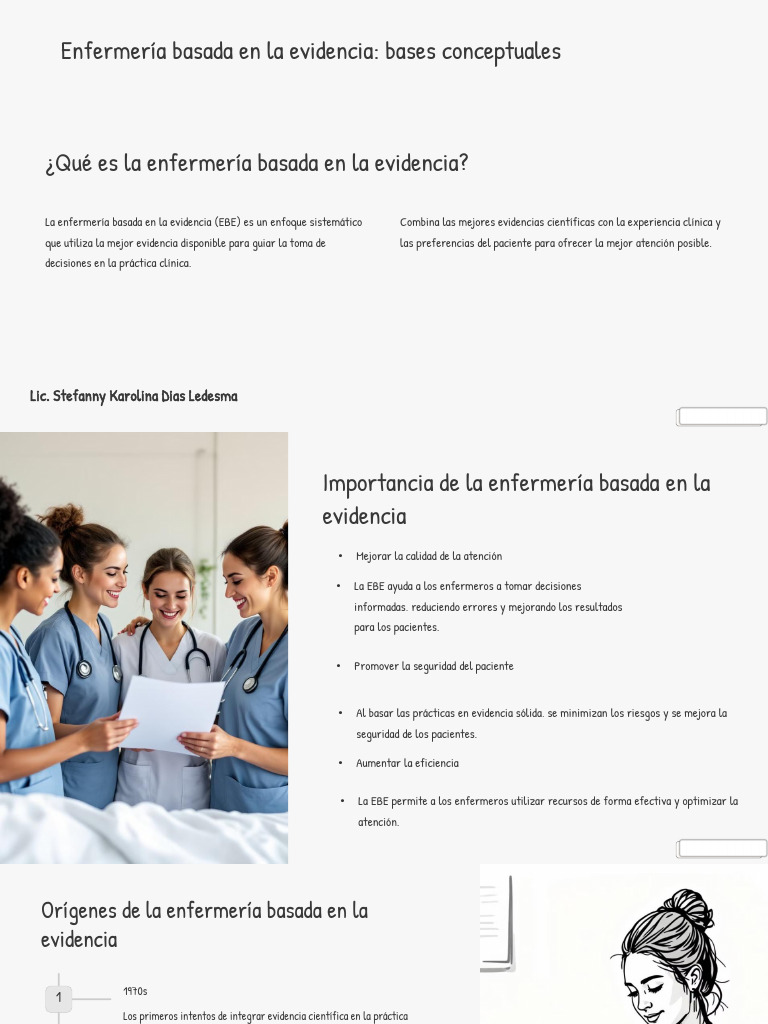Enfermería Basada en la Evidencia: Claves | PDF | Enfermería | Validez ...