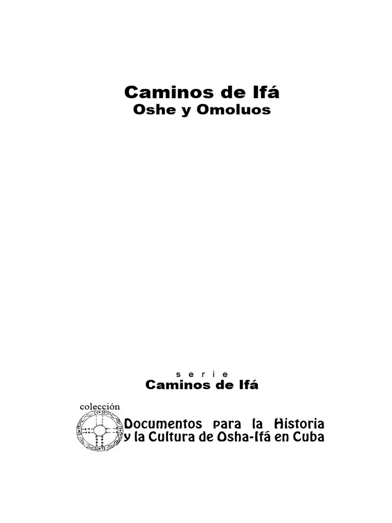 Caminos de Ifá: Cultura Lucumí en Cuba | PDF | Santeria
