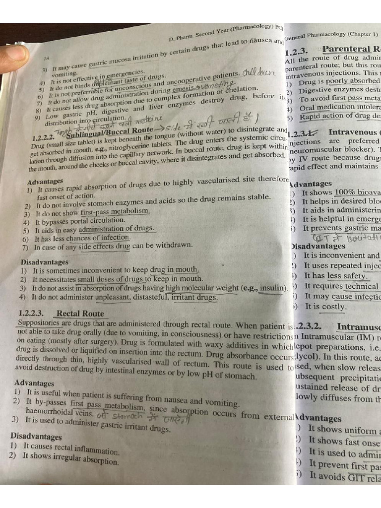 Pharmacology 1st Unit Pdf