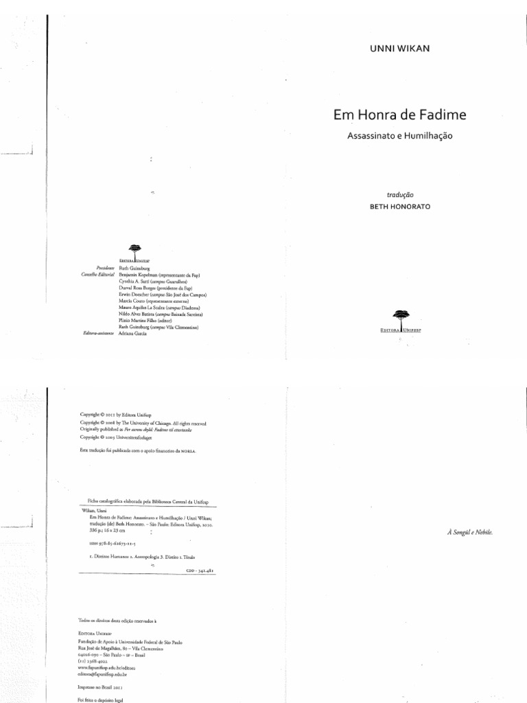 WIKAN, Unni | PDF