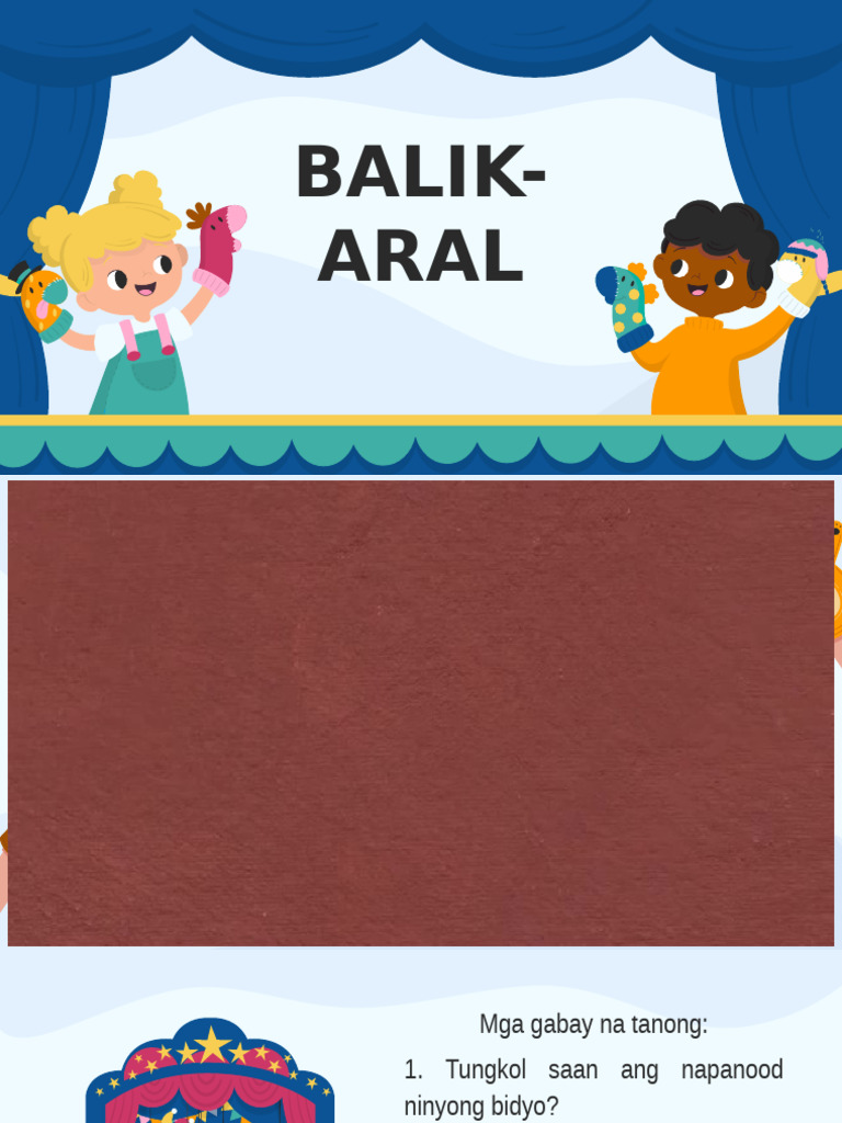 Kids Puppet Theater Workshop | PDF