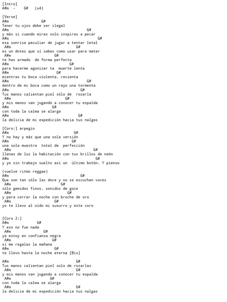 Ilegal: Letra y Acordes de Reggae | PDF
