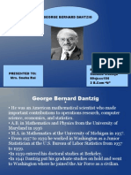 George Bernard Dantzig