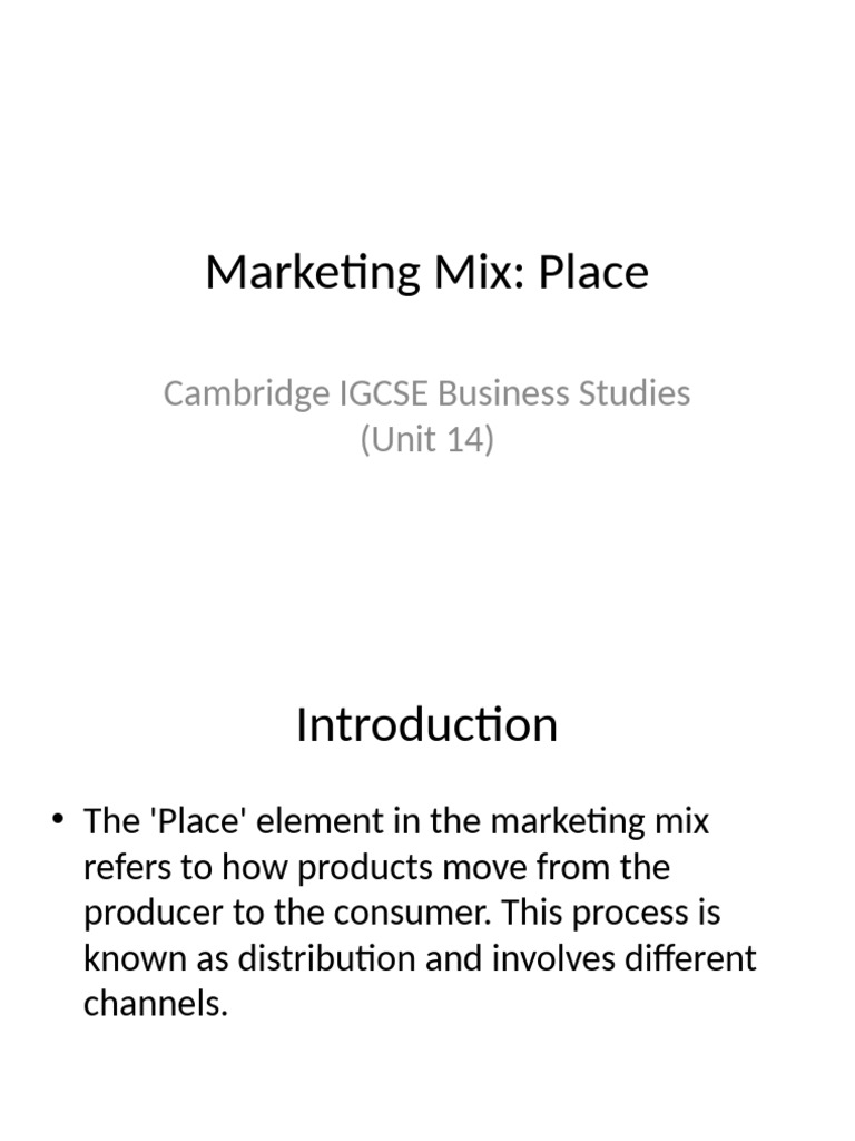 Understanding Distribution Channels in Marketing | PDF | Retail | Marketing
