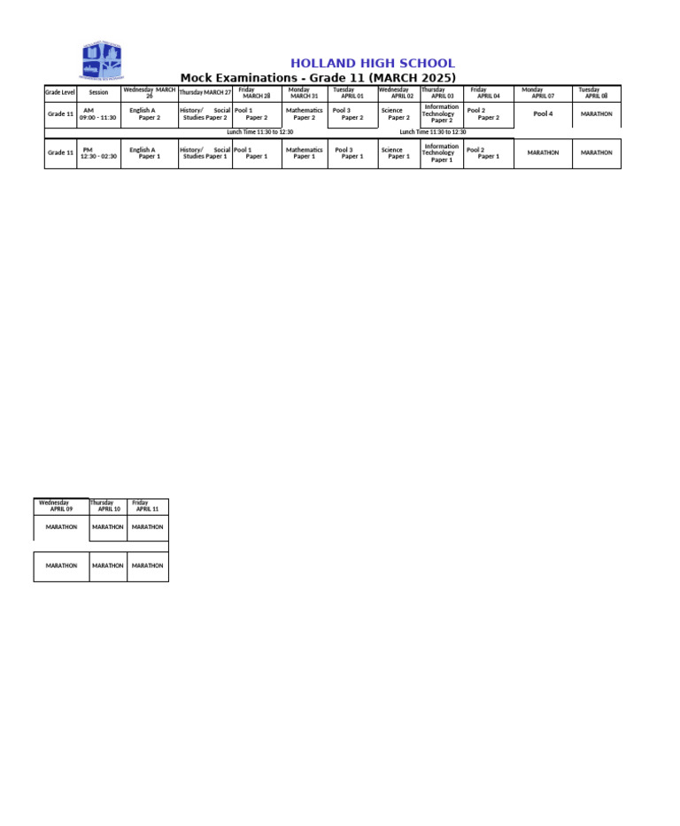 Mock Exam March 2025 | PDF