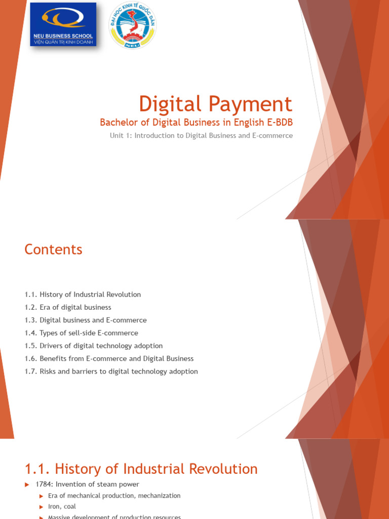 Digital Business and E-commerce Overview | PDF | E Commerce | Brand