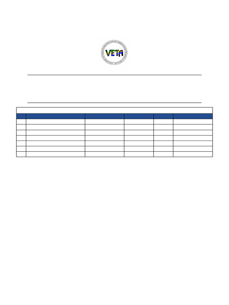 Mbalizi VTC Course Offerings 2025 | PDF