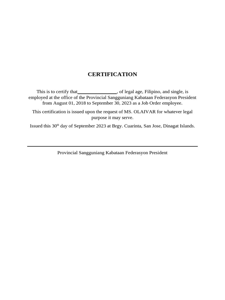 Certification | PDF