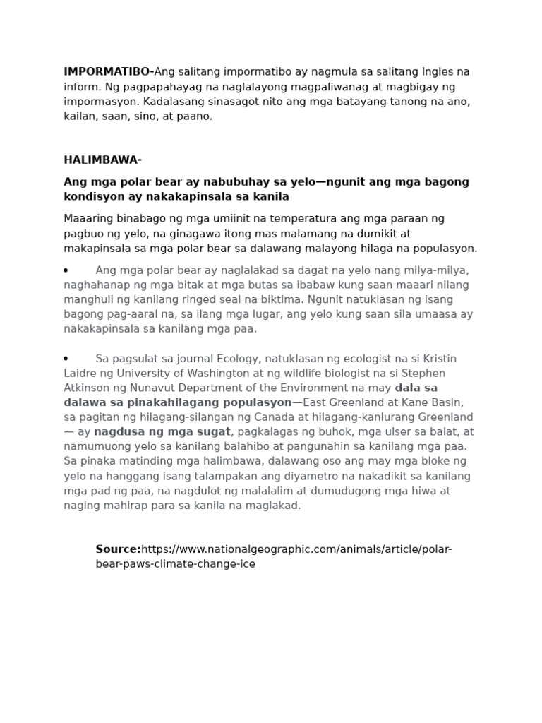 Pagsusulat Translation | PDF