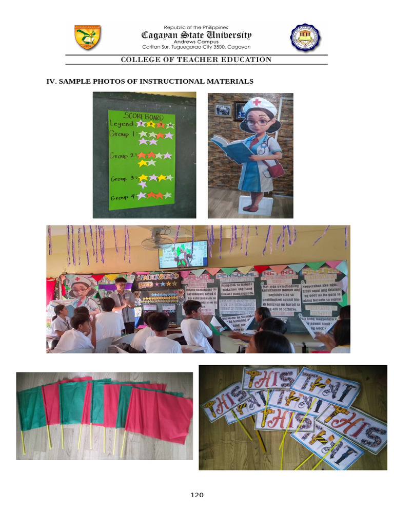 Instructional Materials and Outputs Samples | PDF