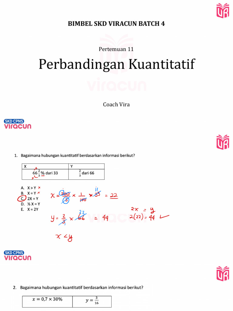 Perbandingan Kuantitatif Oret Pdf