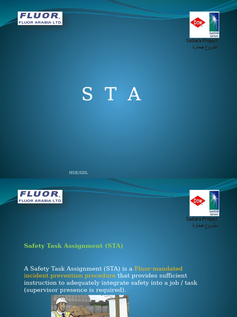 Fluor Safety Task Assignment Guide | PDF