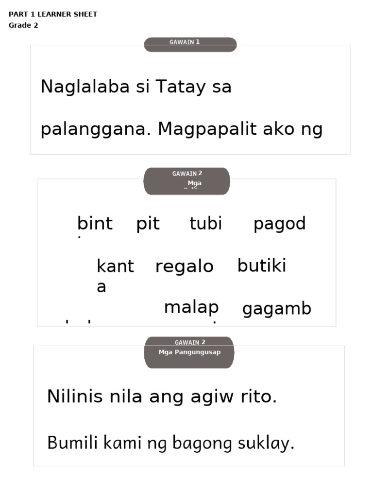 CRLA G2 FilipinoTool | PDF