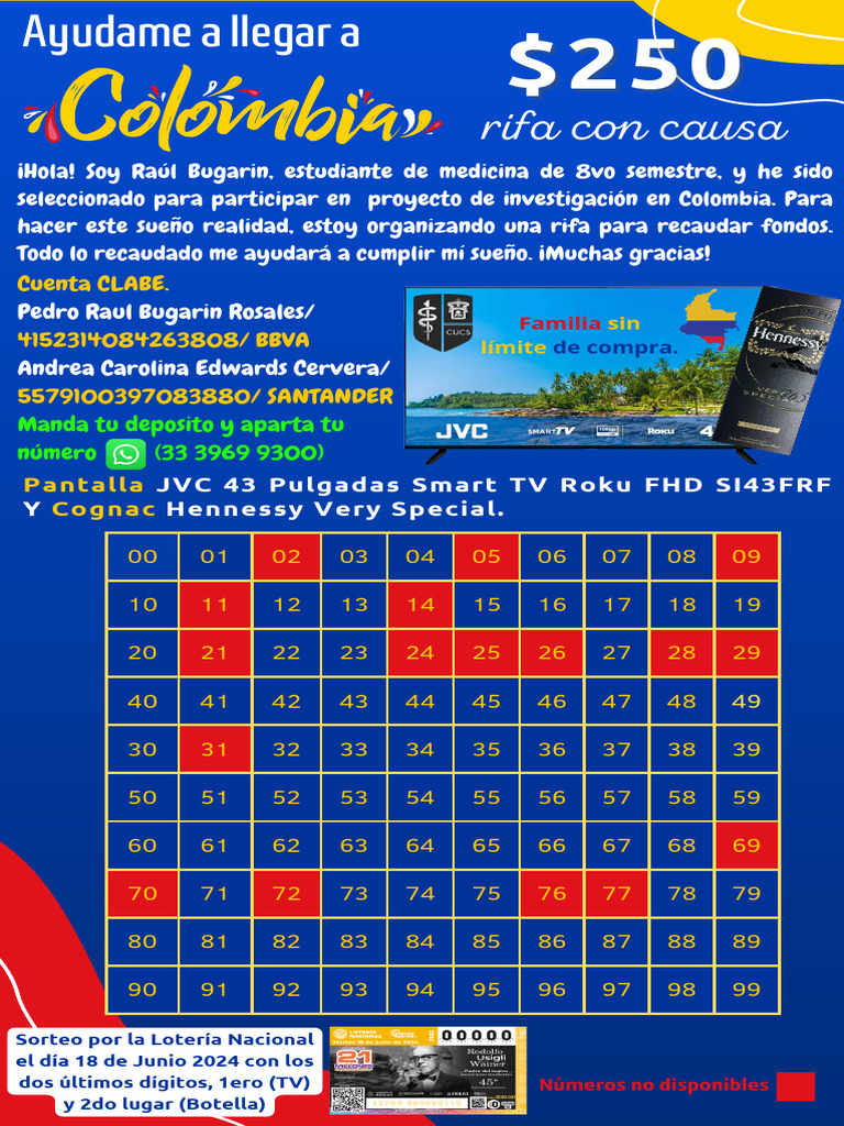 Rifa de TV para apoyar a estudiante | PDF