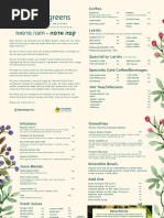 Springbone Kitchen Nutrition Menu | PDF | Broth | Chocolate