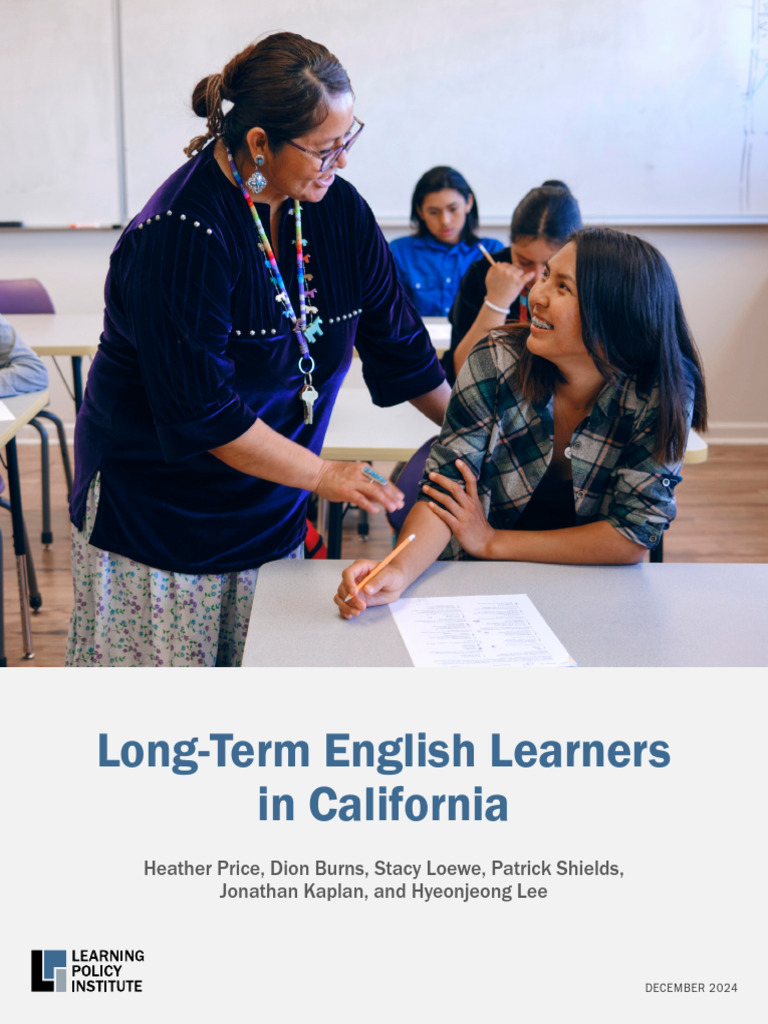 Long-Term English Learners in California - Report | PDF | English As A ...