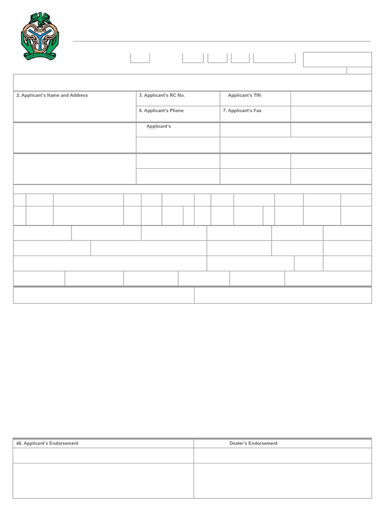 CBN Form M for Forex Applications | PDF | Foreign Exchange Market | Cargo