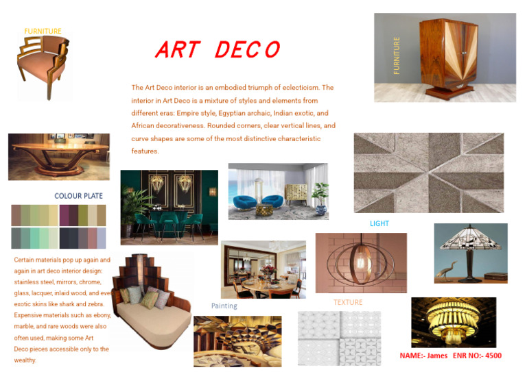 Art Deco Interior Design Elements | PDF