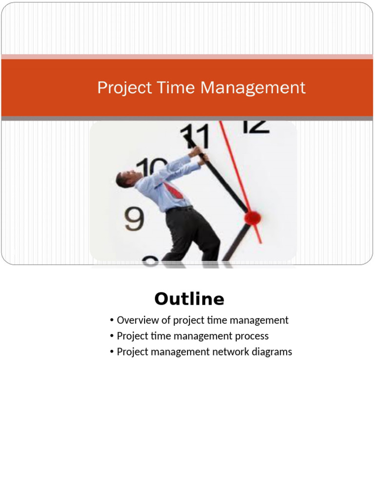 Project Time Management Processes | PDF | Project Management