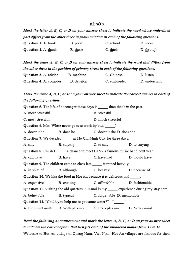 English 9th (7) | PDF | Vietnam
